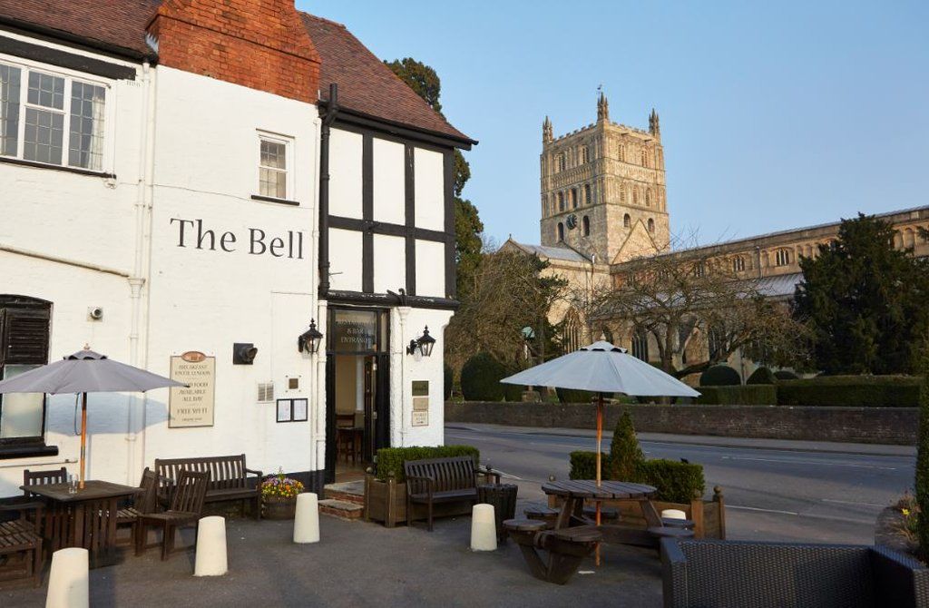 Bell Hotel By Greene King Inns Tewkesbury Exteriör bild